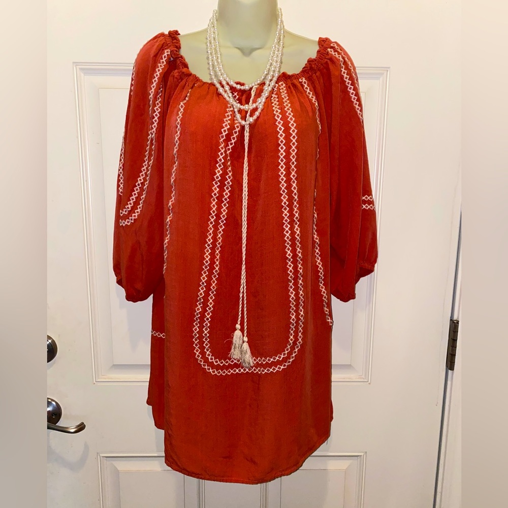 Burnt Orange Dress